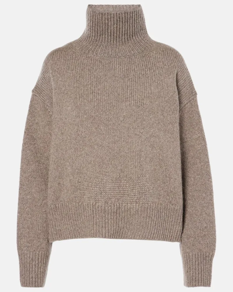 Nili Lotan Rollkragenpullover Tabitha aus Kaschmir Braun