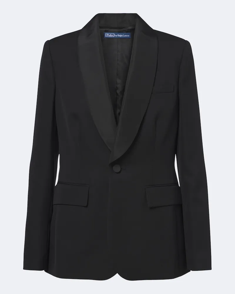 Ralph Lauren Blazer aus Wolle Schwarz