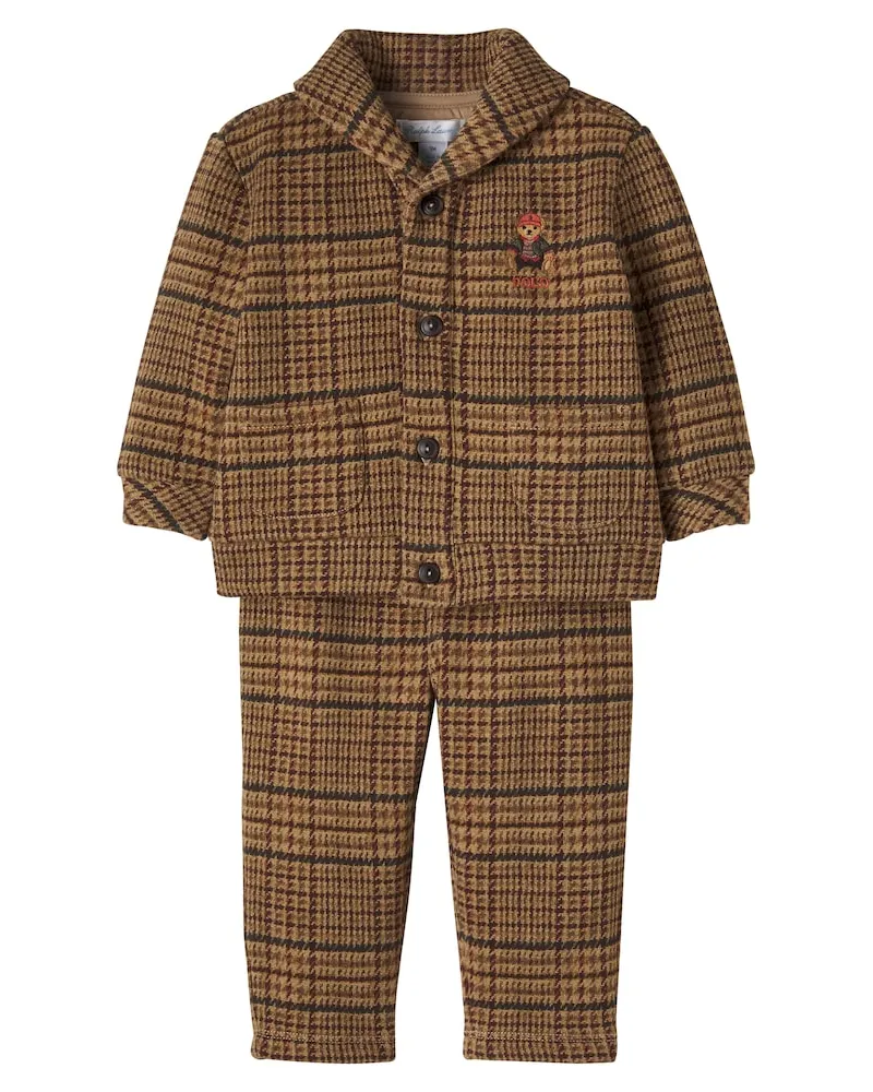 Ralph Lauren Baby Set aus Jacke und Hose Braun
