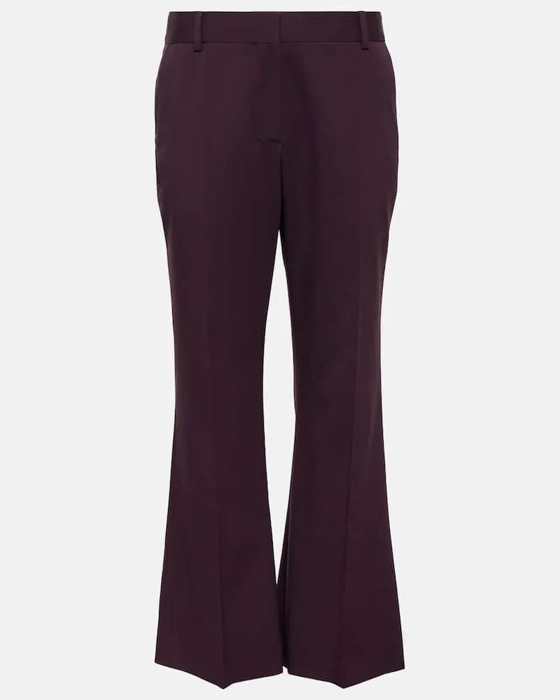 Altuzarra Schlaghose Fossett aus Wolle Violett