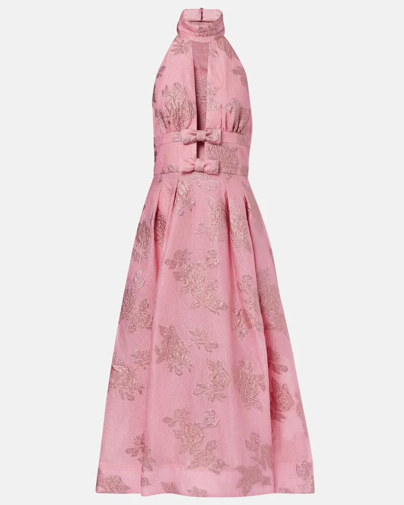 Rebecca Vallance Cocktailkleid Benette aus Brokat Rosa