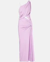 Christopher Esber Maxikleid Twisted Lever aus Jersey Pink