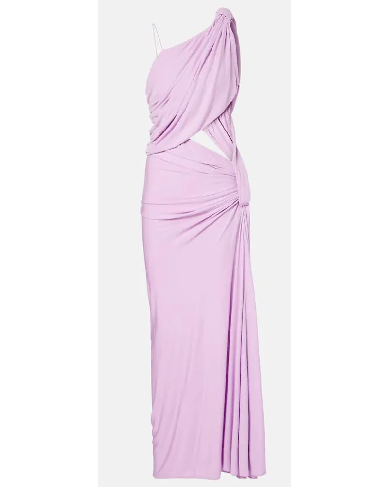 Christopher Esber Maxikleid Twisted Lever aus Jersey Pink