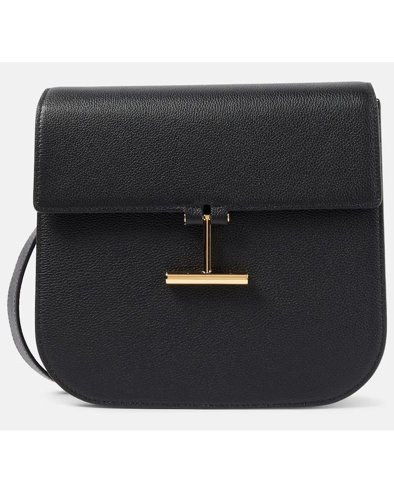 Tom Ford Schultertasche Tara Medium aus Leder Schwarz