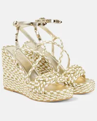 Valentino Garavani Espadrille-Sandalen Rockstud Weiss