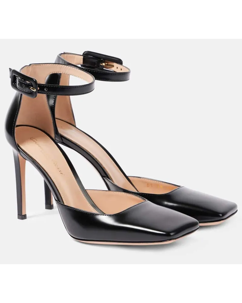 Gianvito Rossi Pumps 95 aus Leder Schwarz