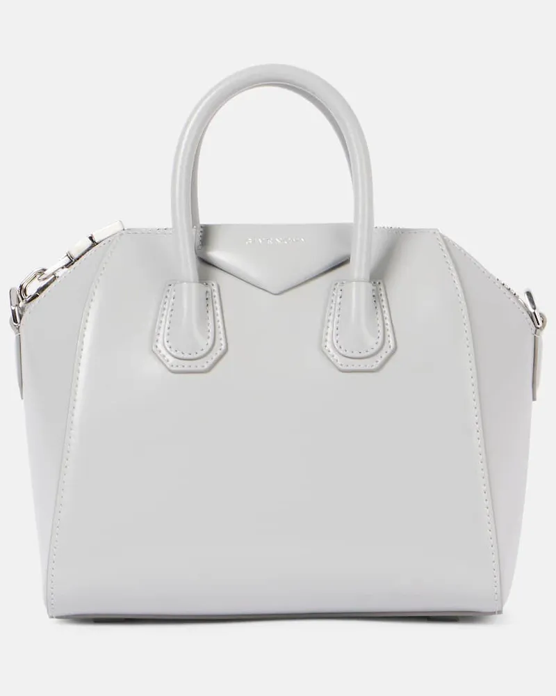 Givenchy Tote Bag Antigona Mini aus Leder Grau