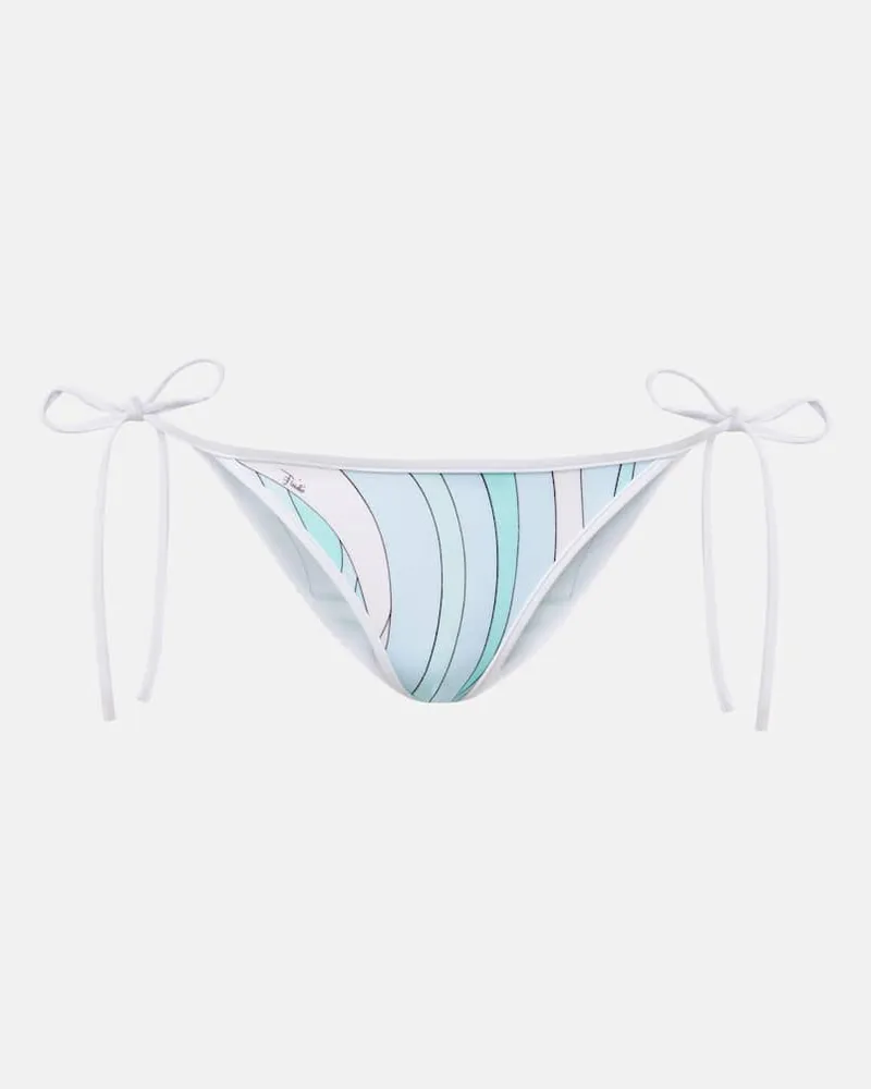 Emilio Pucci Bikini-Höschen Marmo Blau