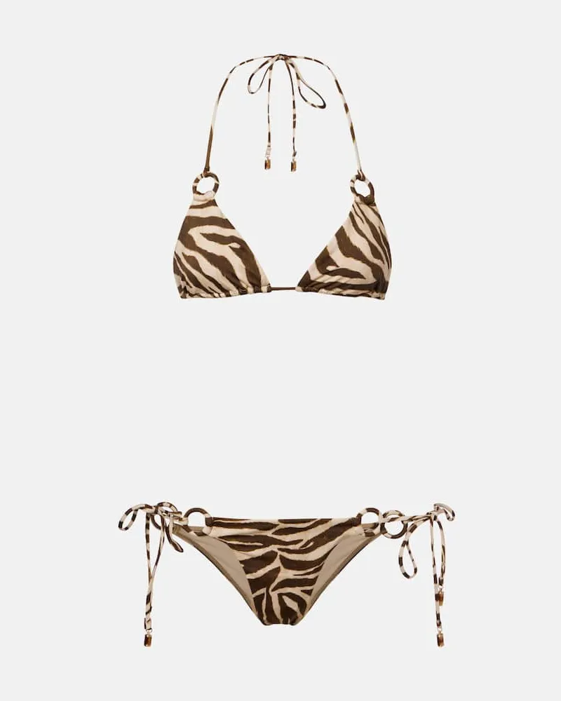 Zimmermann Bedruckter Bikini Wanderlust Multicolor