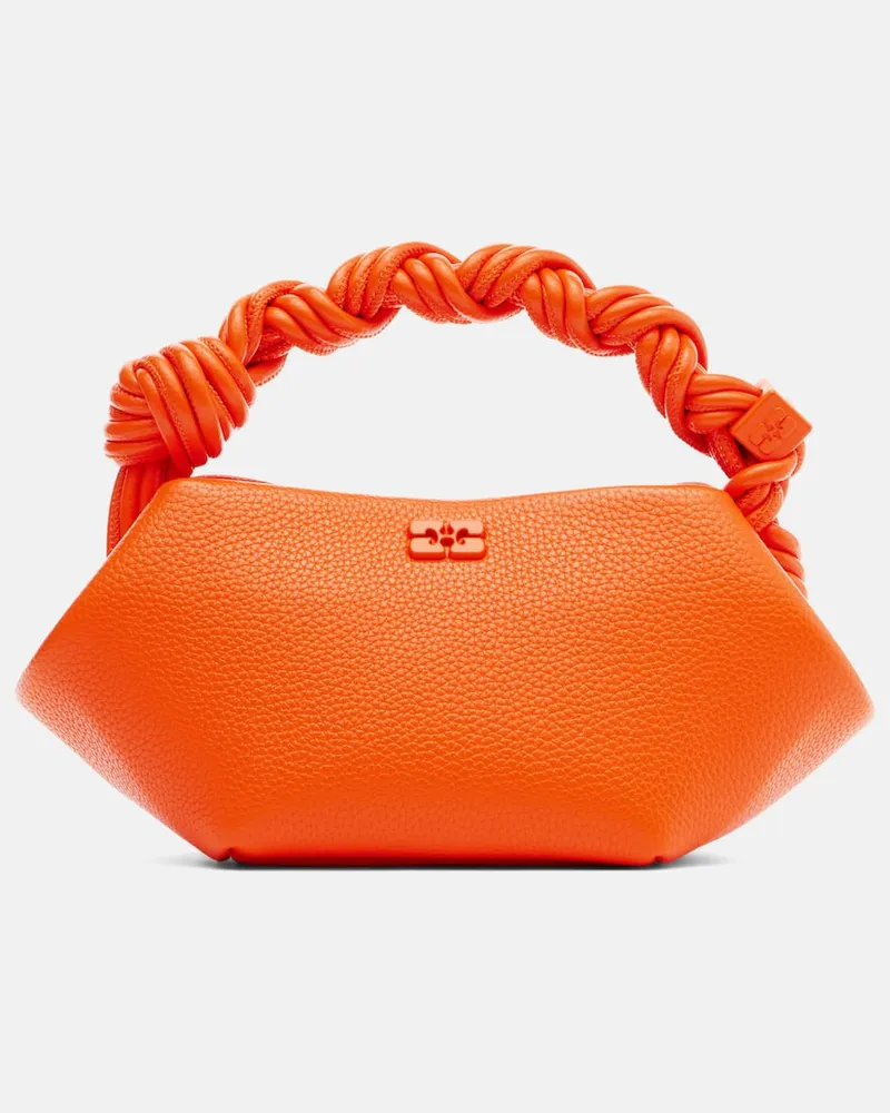 Ganni Tote Bag Bou Mini Orange