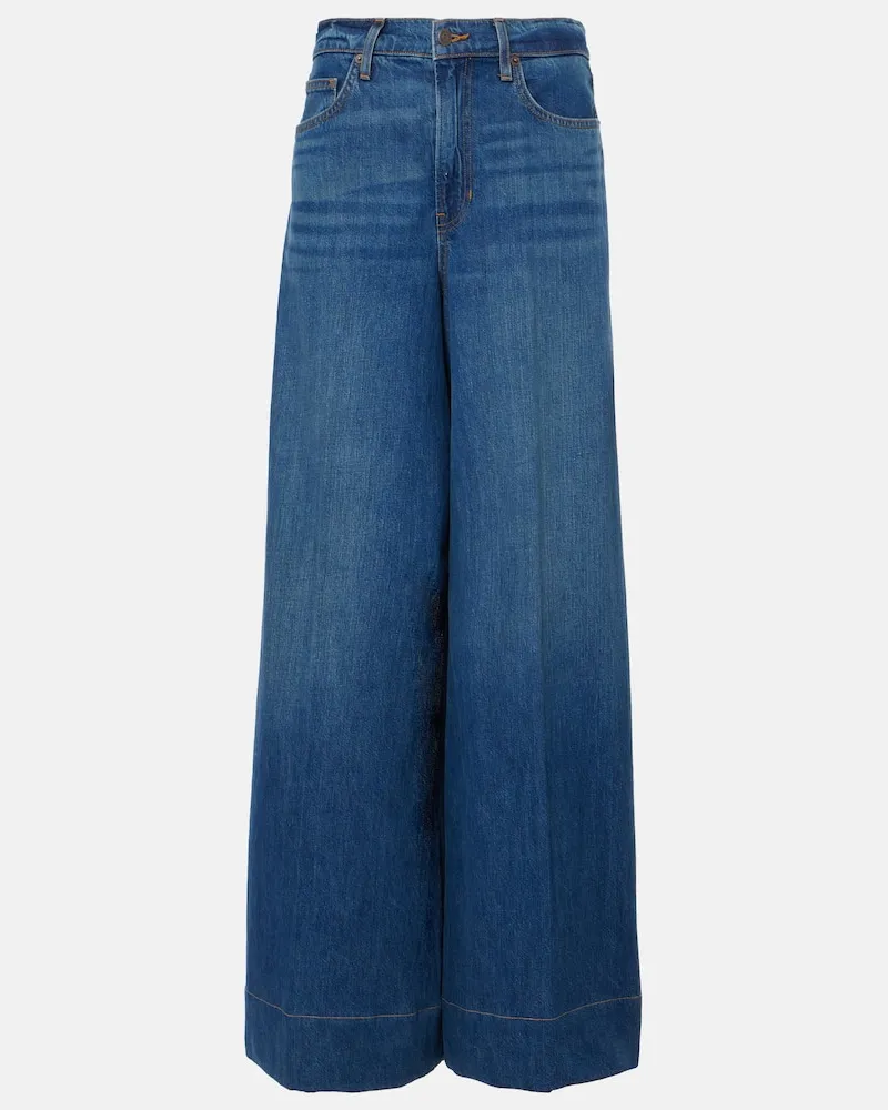 Veronica Beard Wide-Leg Jeans Haizley Blau