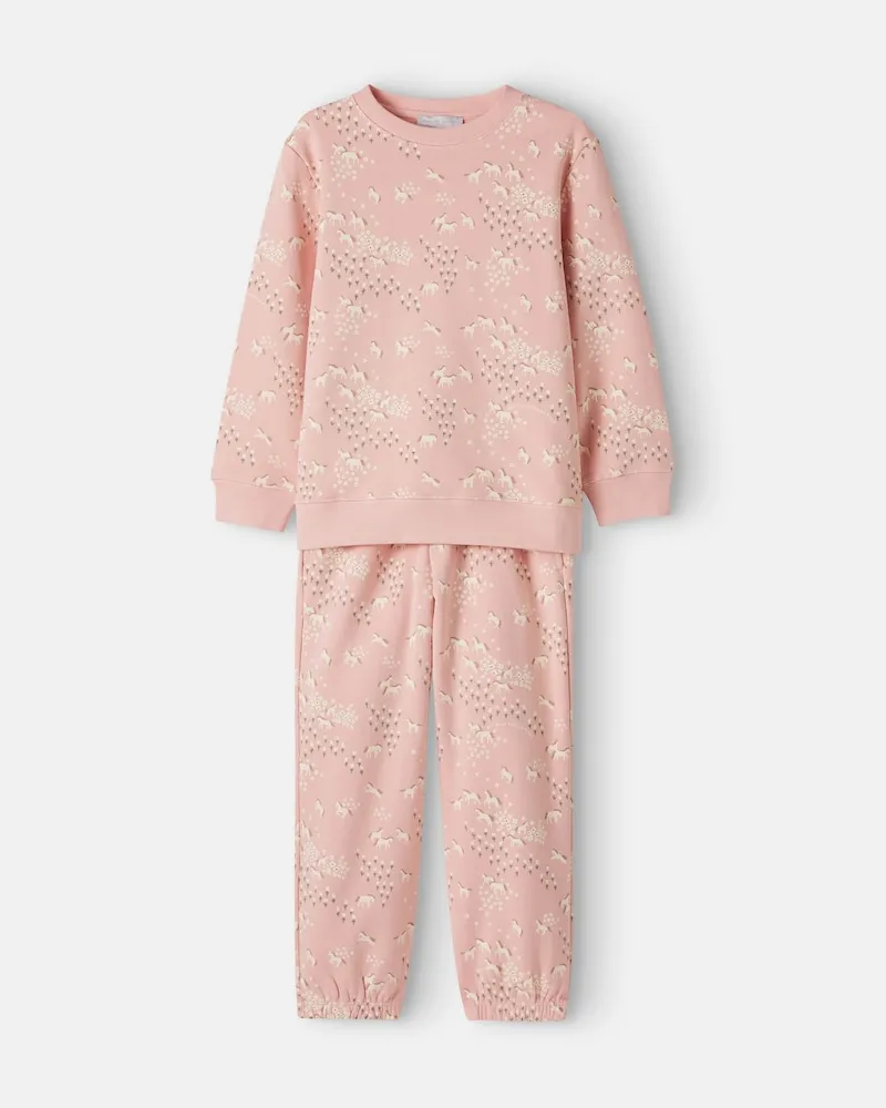 Stella McCartney Kids Set aus Sweatshirt und Jogginghose Rosa