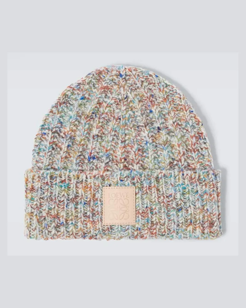Loewe Mütze Anagram aus einem Wollgemisch Multicolor