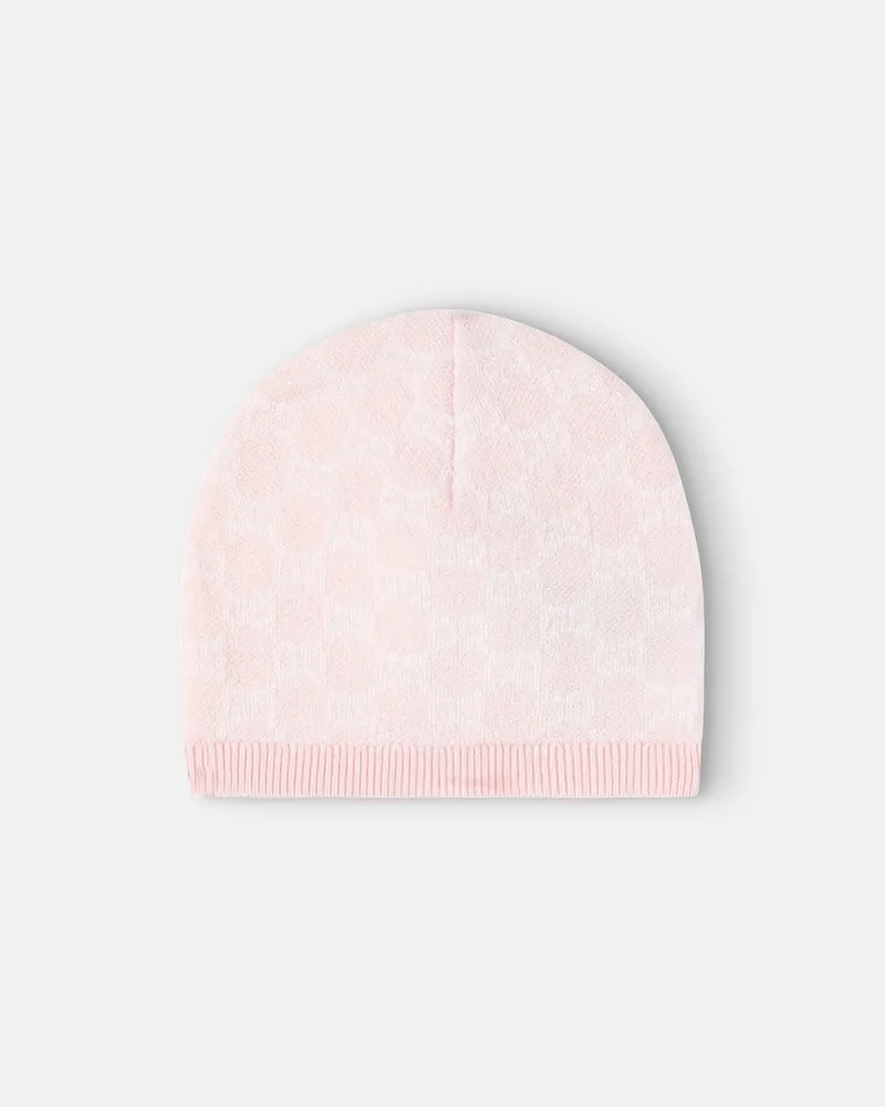 Gucci Baby Mütze aus Wolle Rosa
