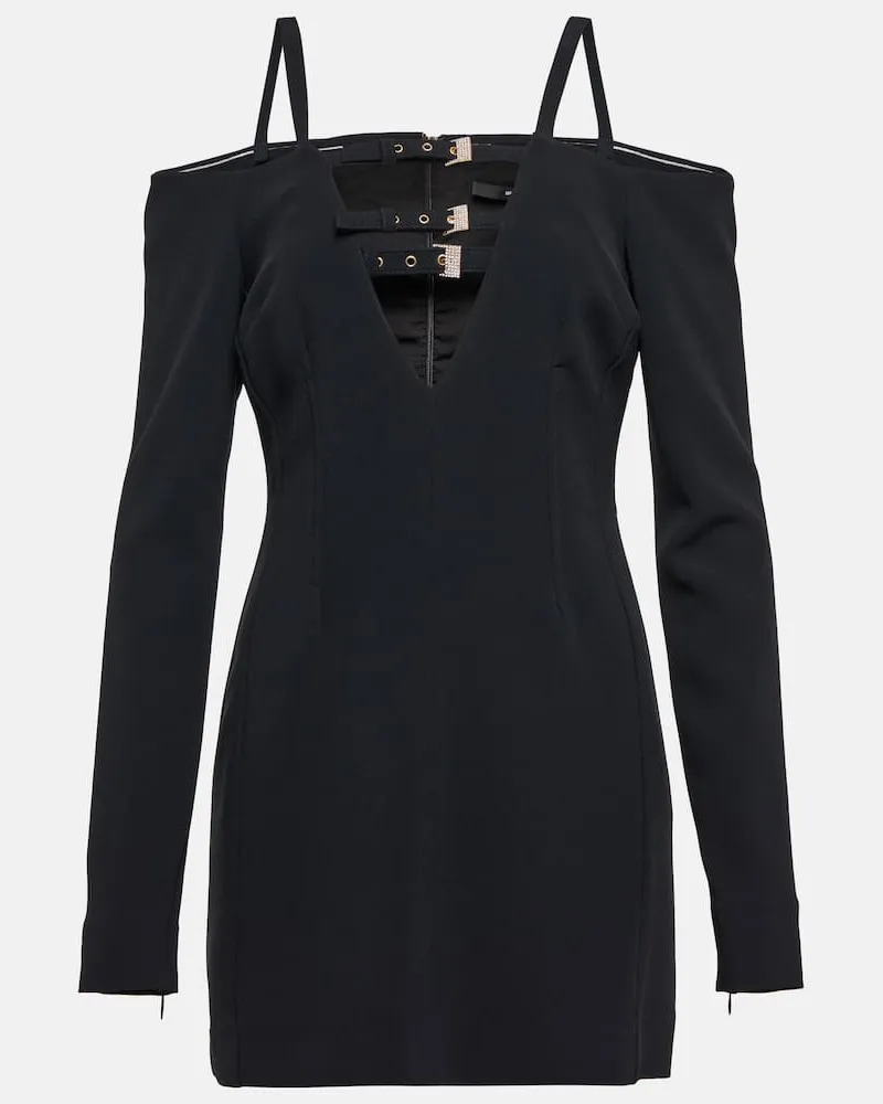 Blumarine Verziertes Minikleid Schwarz