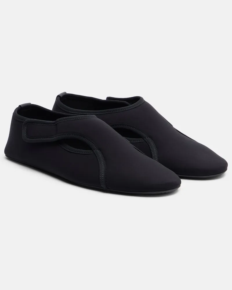 Alaïa Alaïa Slip-Ons Flex mit Leder Schwarz