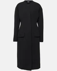 Jacquemus Mantel Le Manteau Ovalo Schwarz