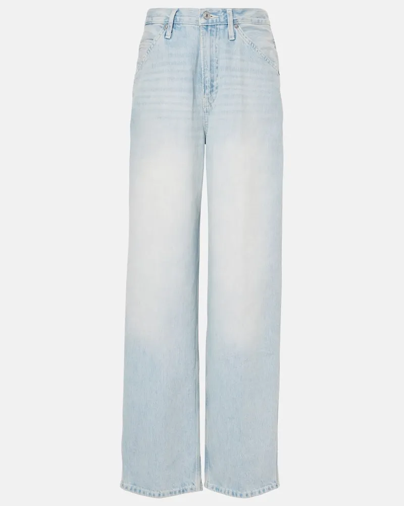 RE/DONE Wide-Leg Jeans Painter Blau
