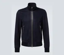 Jacke aus Veloursleder