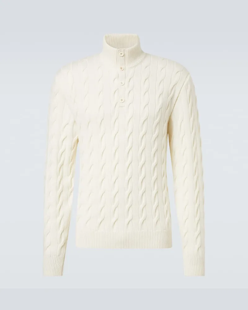 Ralph Lauren Pullover aus Kaschmir Weiß