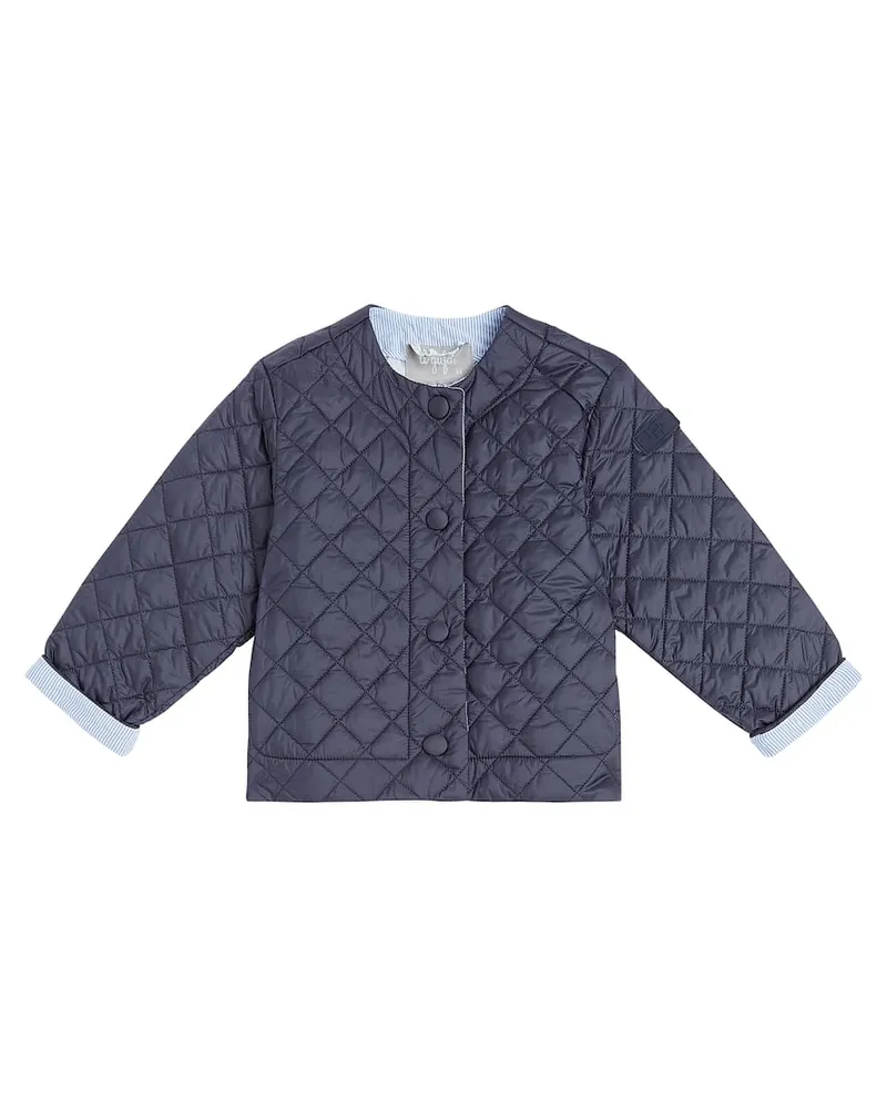 Il Gufo Wattierte Jacke Blau