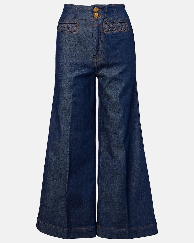 Zimmermann High-Rise Flared Jeans Awaken Blau