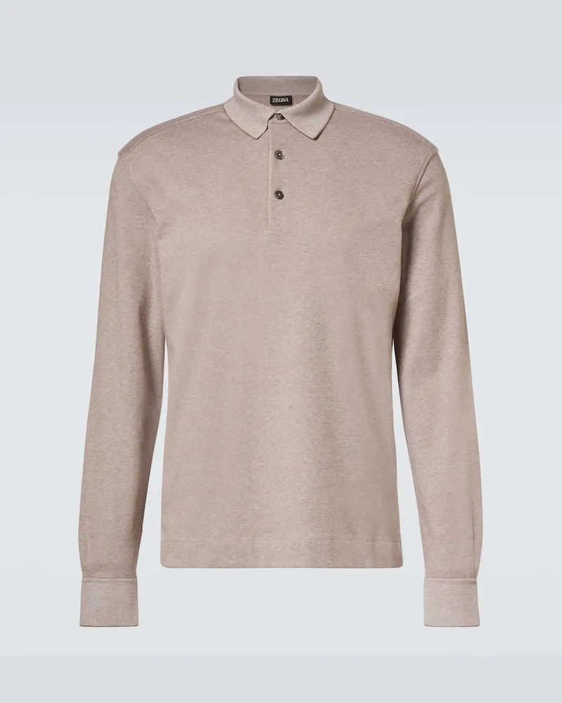 Ermenegildo Zegna Polopullover aus Baumwolle Neutral