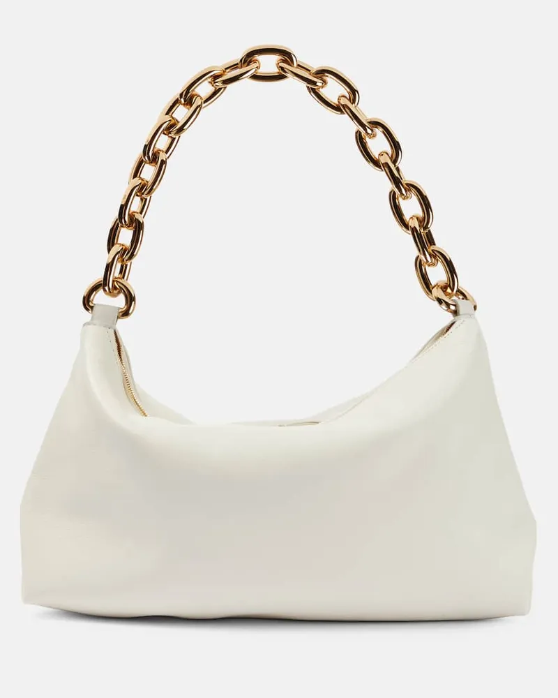KHAITE Schultertasche Clara aus Leder Weiß