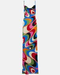 Emilio Pucci Maxikleid Onde Multicolor