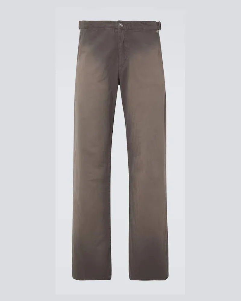 Our Legacy Straight Jeans Trucker Braun