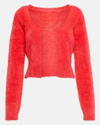 Jacquemus Cardigan La Maille Neve Manches Longues Pink