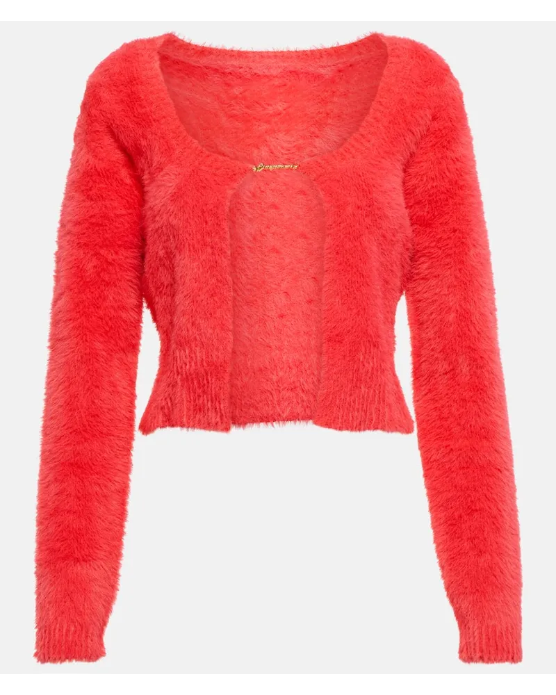 Jacquemus Cardigan La Maille Neve Manches Longues Pink