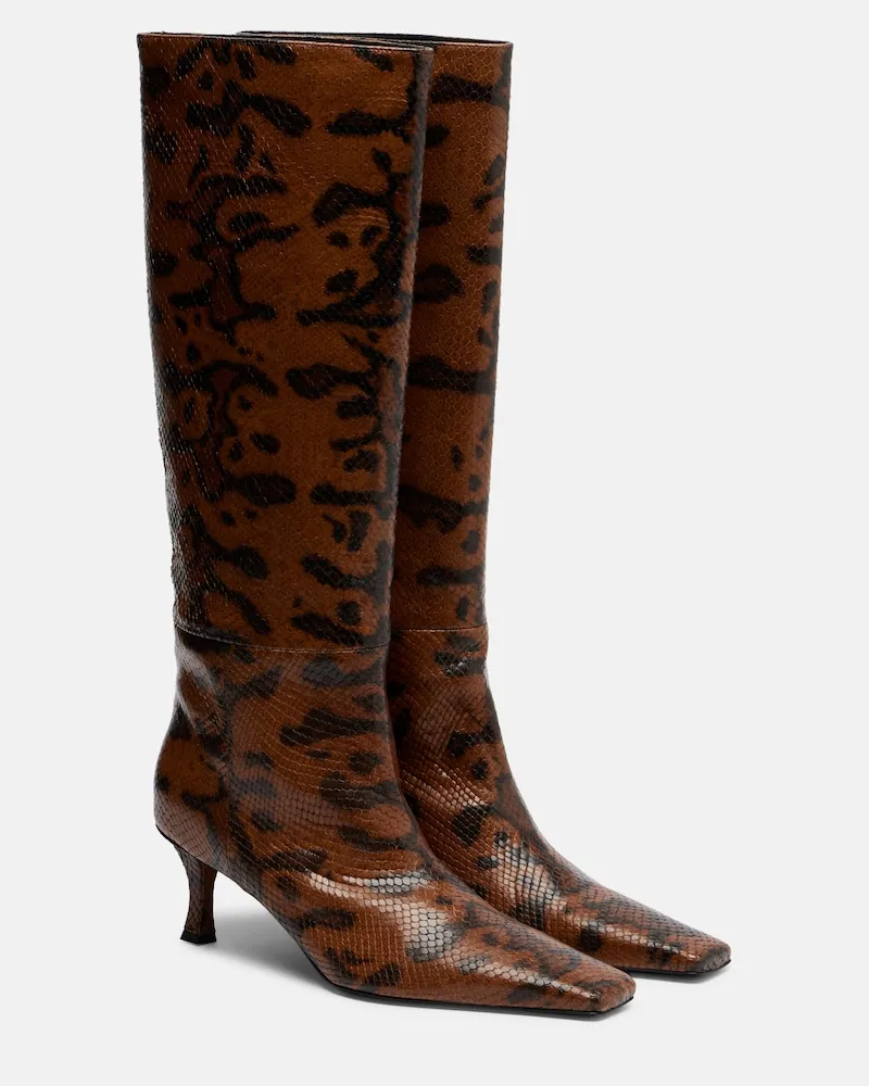 Proenza Schouler Stiefel aus Leder Braun