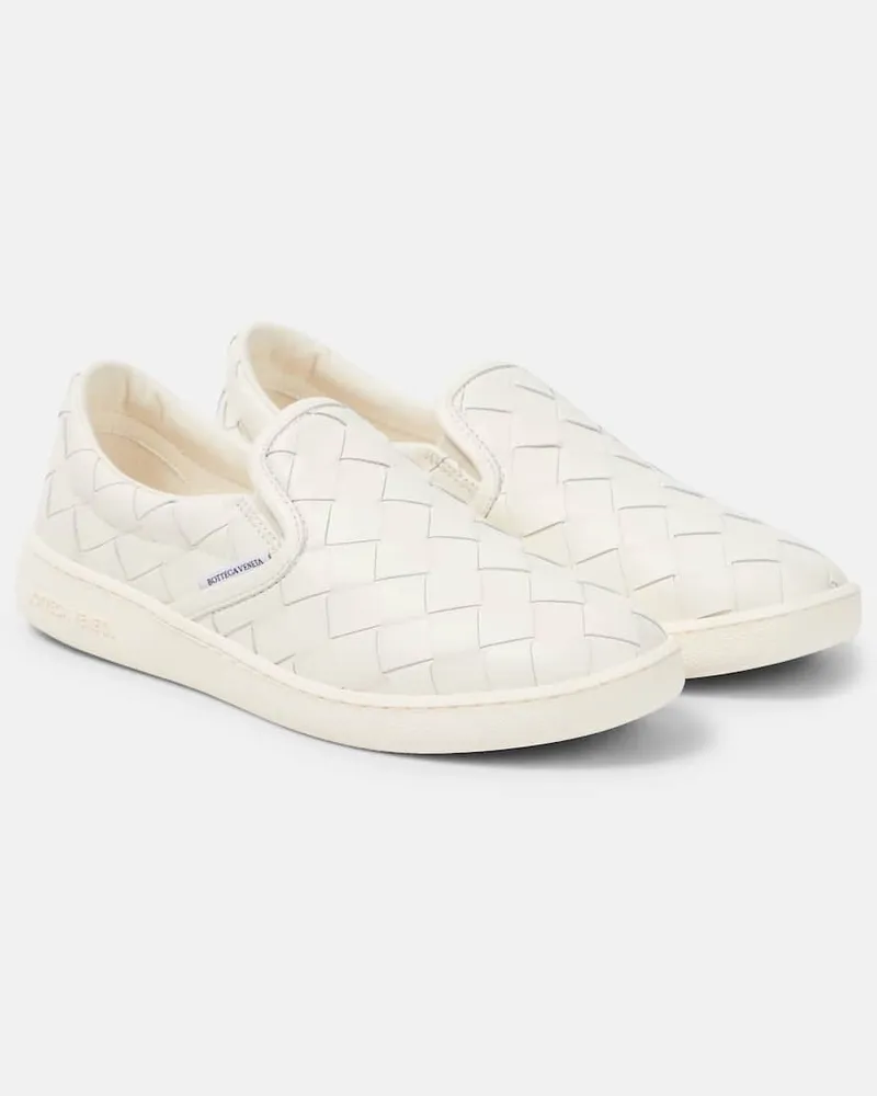 Bottega Veneta Slip-Ons Sawyer aus Leder Weiß