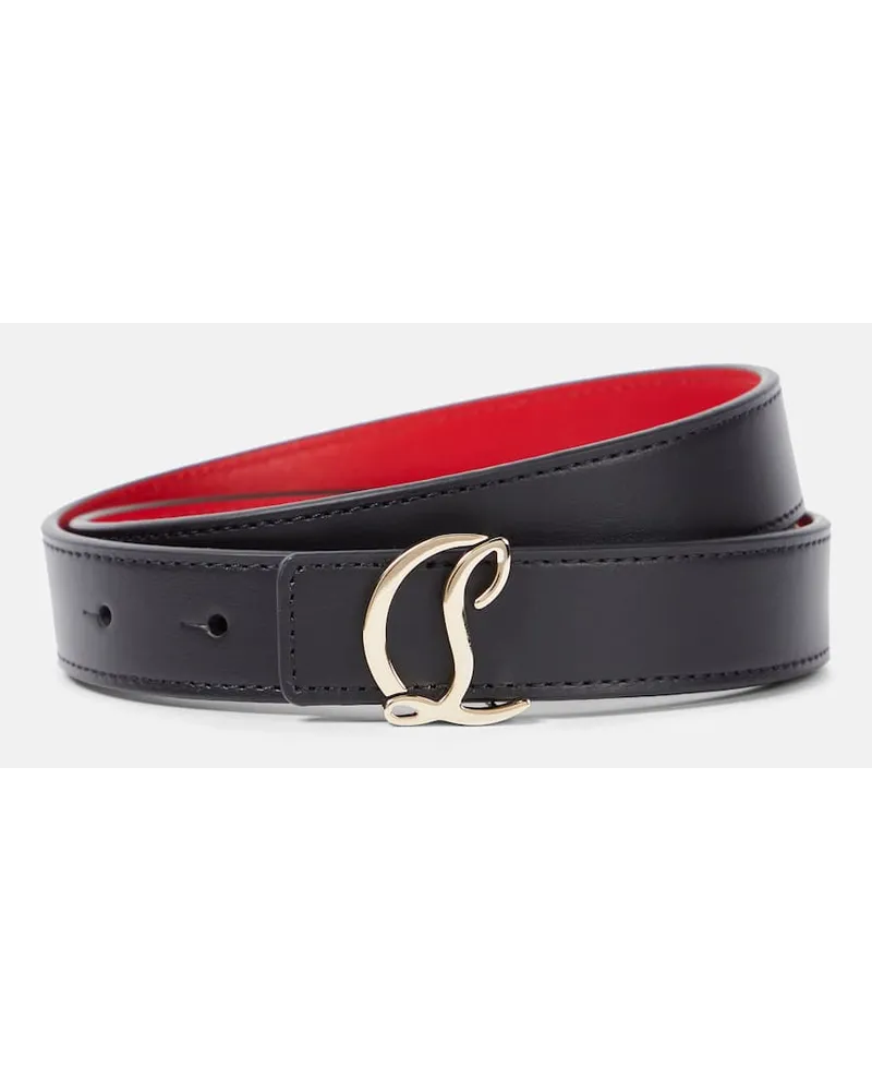 Christian Louboutin Gürtel CL aus Leder Schwarz