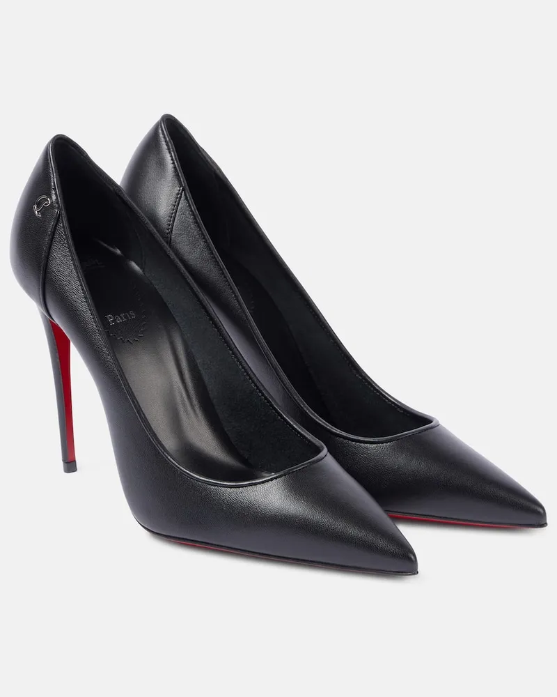 Christian Louboutin Pumps Sporty Kate 100 aus Leder Schwarz