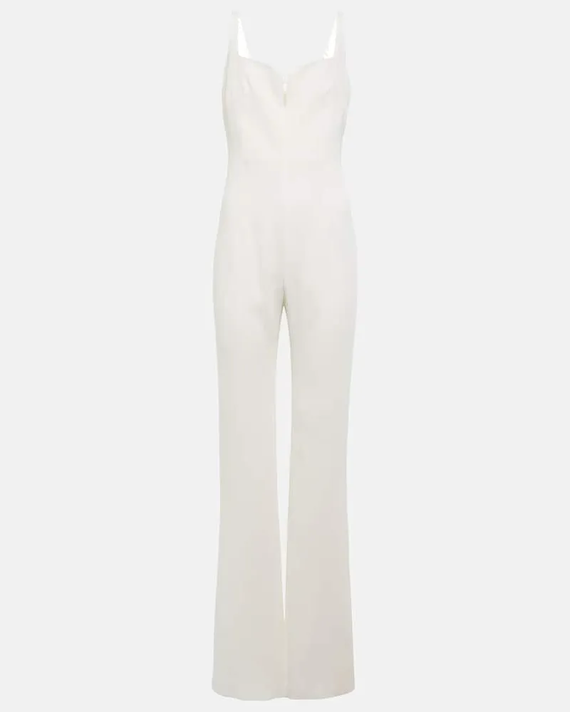 GALVAN Bridal Jumpsuit Weiß