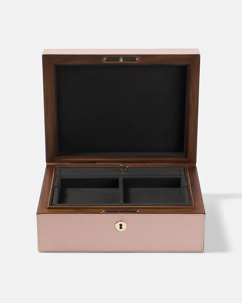 Giobagnara Schmuckkästchen aus Leder Rosa