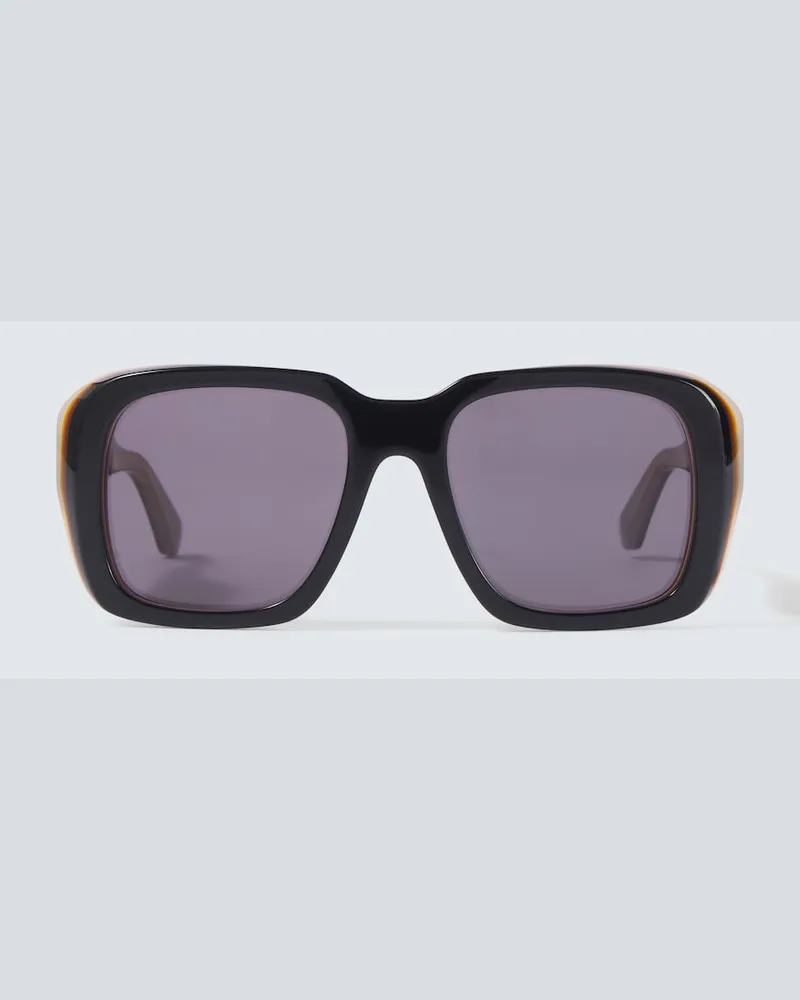 Loewe Paula's Ibiza Eckige Sonnenbrille Signature Schwarz