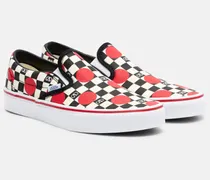 X Vans Slip-Ons VLogo aus Canvas