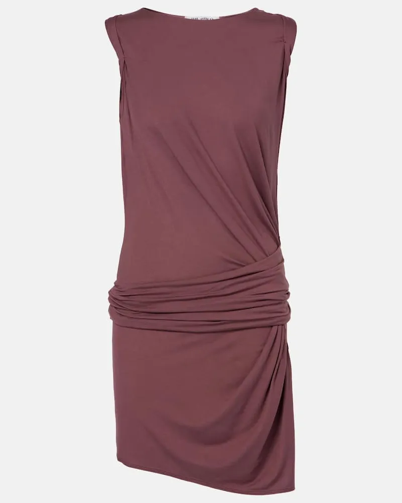 ATTICO Minikleid aus Jersey Violett