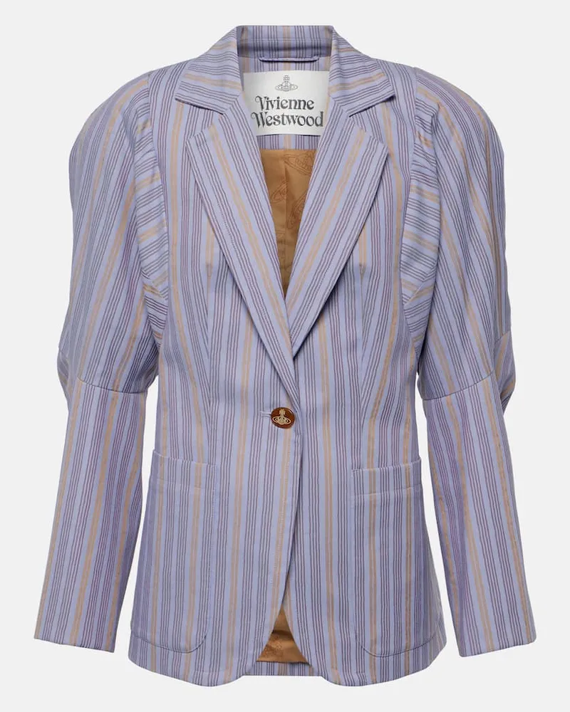 Vivienne Westwood Blazer Pourpoint aus Baumwolle Violett