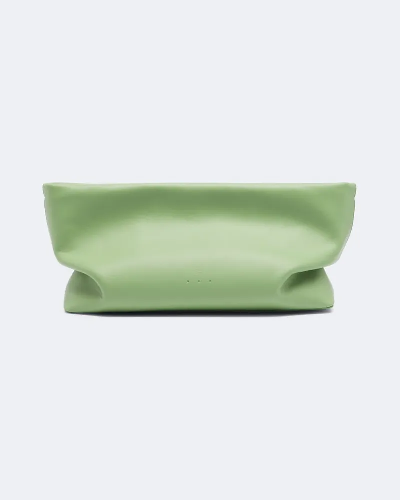 Aesther Ekme Clutch Nina Mini aus Leder Grün