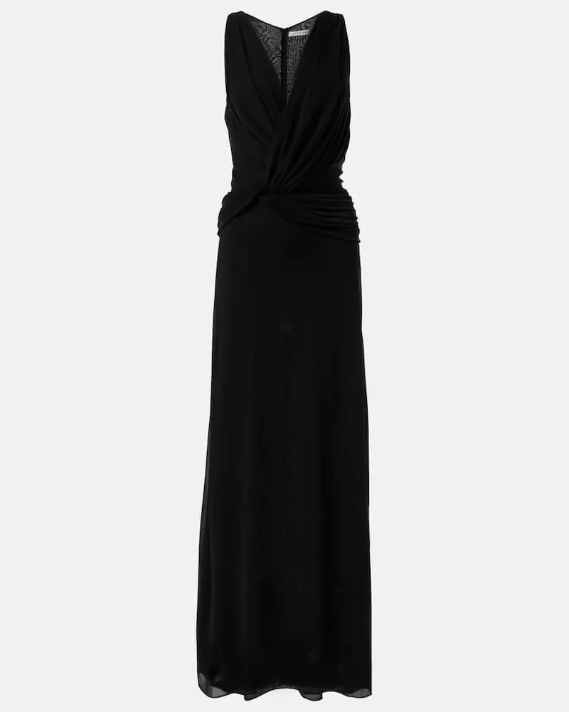 Christopher Esber Robe Twisted Halter Schwarz