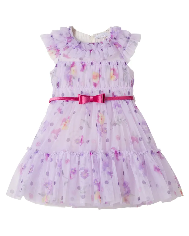 Monnalisa Kleid aus Tüll Violett