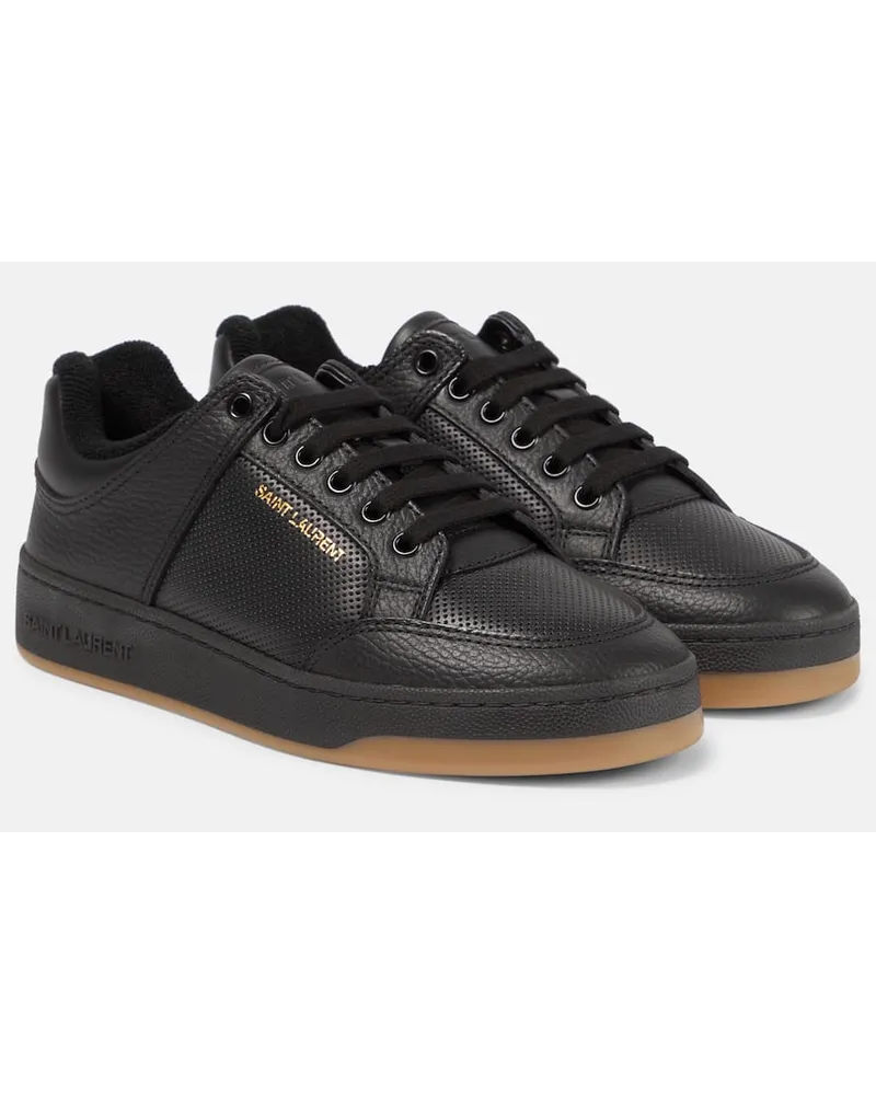 Saint Laurent Sneakers SL/61 aus Leder Schwarz