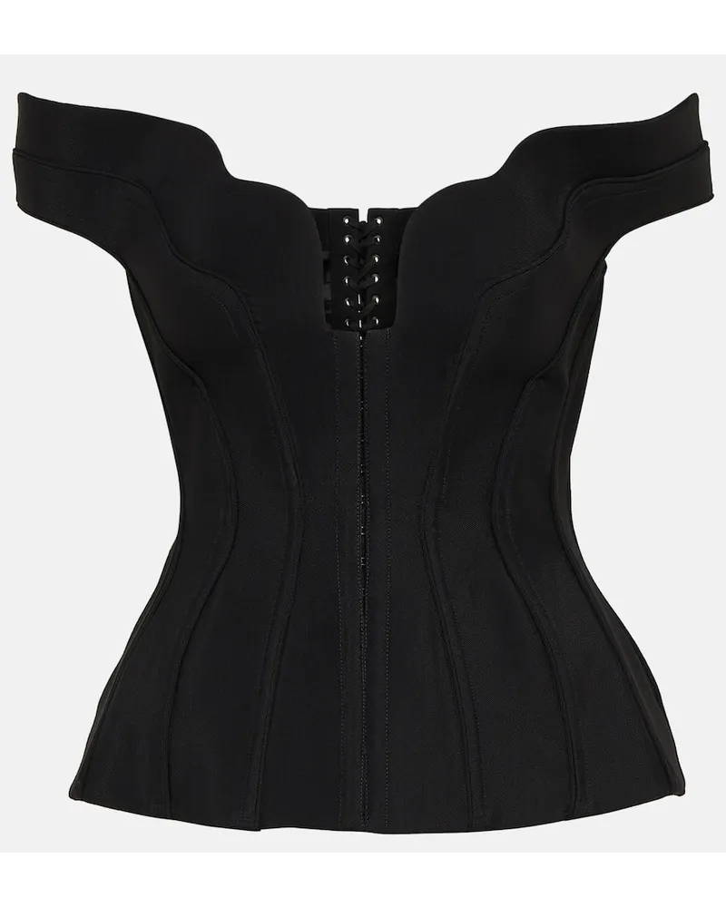 Thierry Mugler Top Schwarz