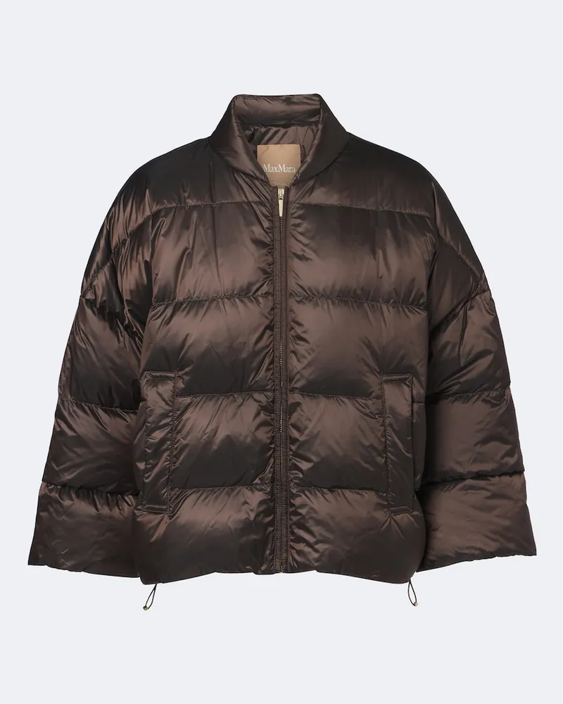 Max Mara Wattierte Jacke Braun
