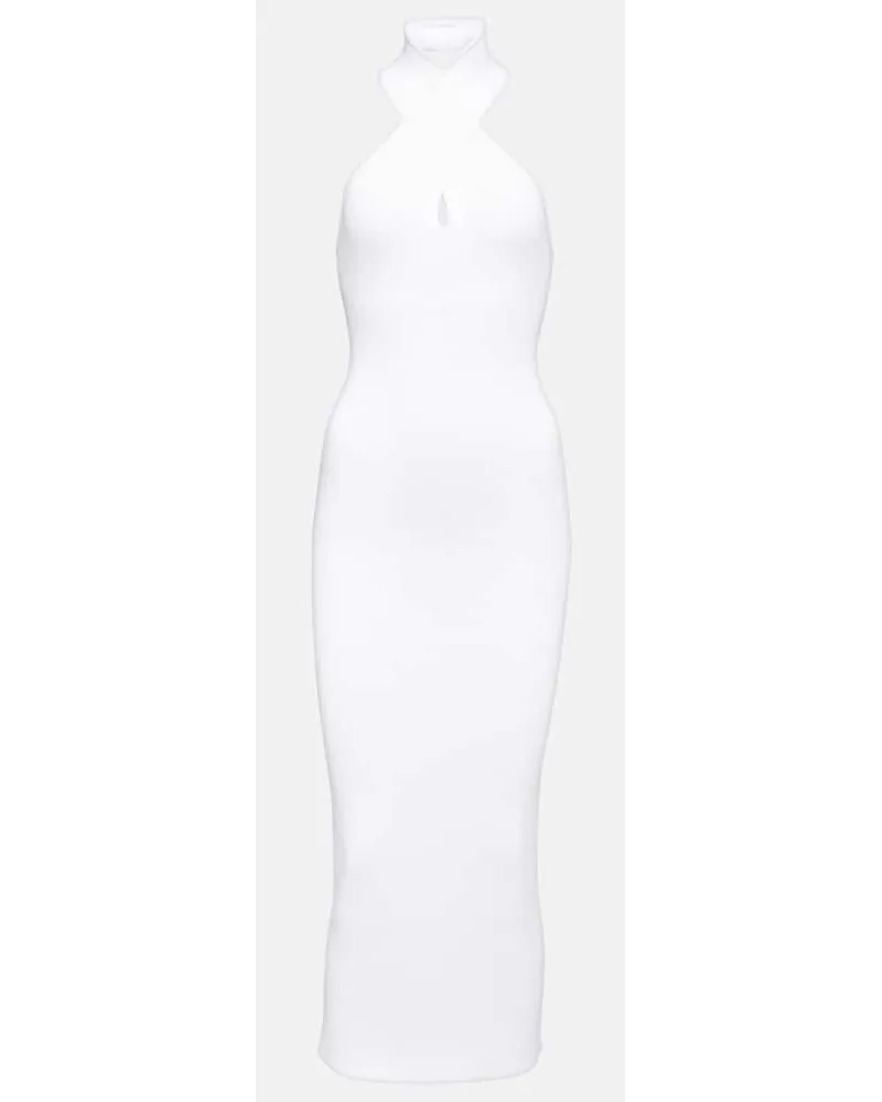 Alaïa Alaia Midikleid Weiss