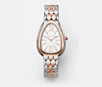 Uhr Serpenti Seduttori mit 18kt RosÃ©gold und Rubellit